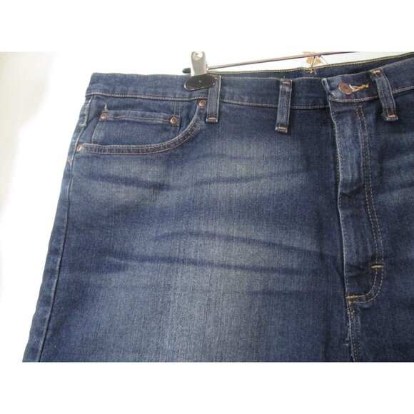 Wrangler Five Star Premium Mens Relaxed Fit Denim Shorts Size 44 Blue NWT - Picture 10 of 16